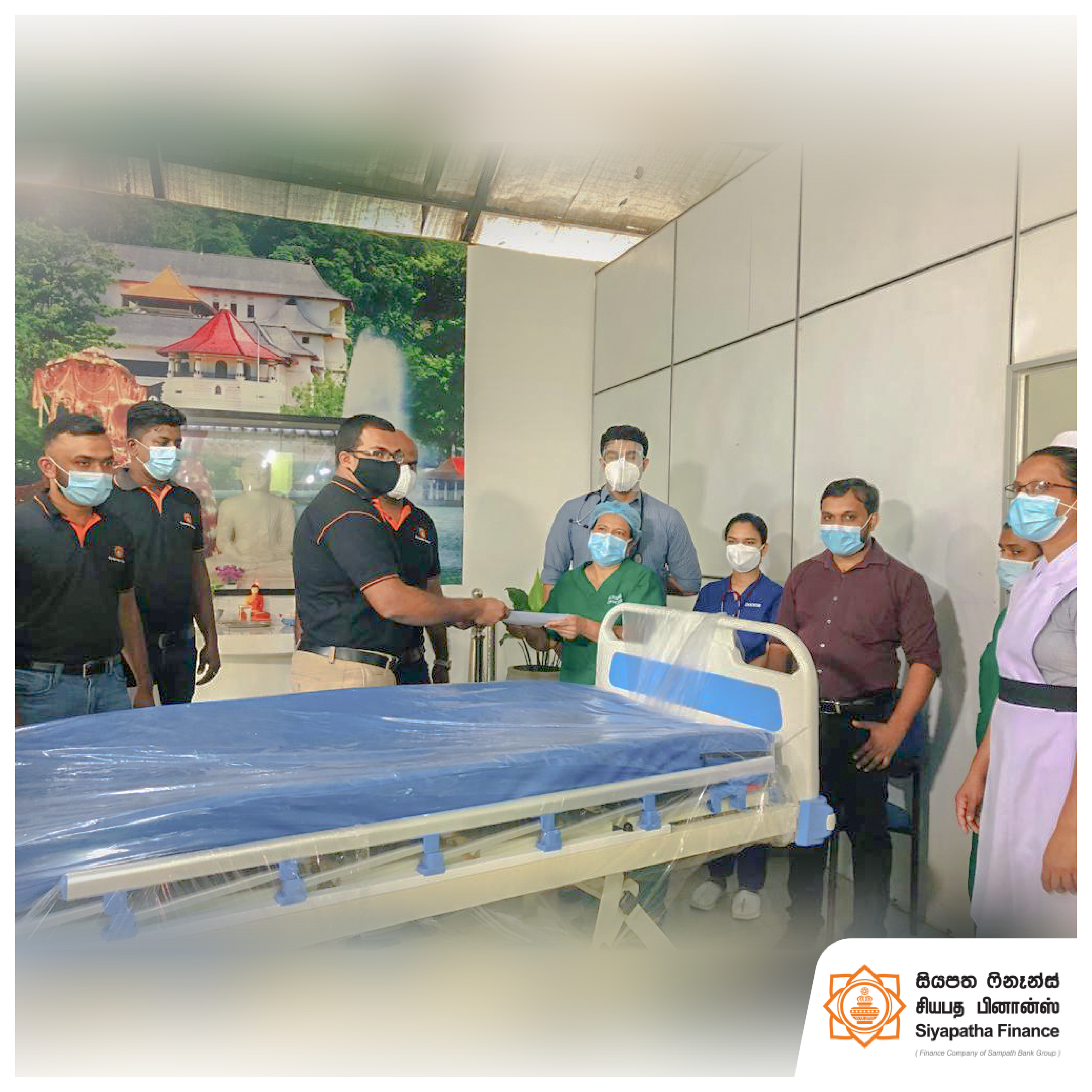 Siyapatha Finance donates an ICU bed to the Teaching Hospital of Anuradhapura